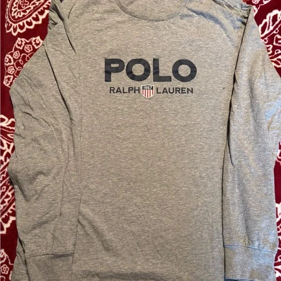 Ralph Lauren Gray Polo Shirt - Picture 1 of 2